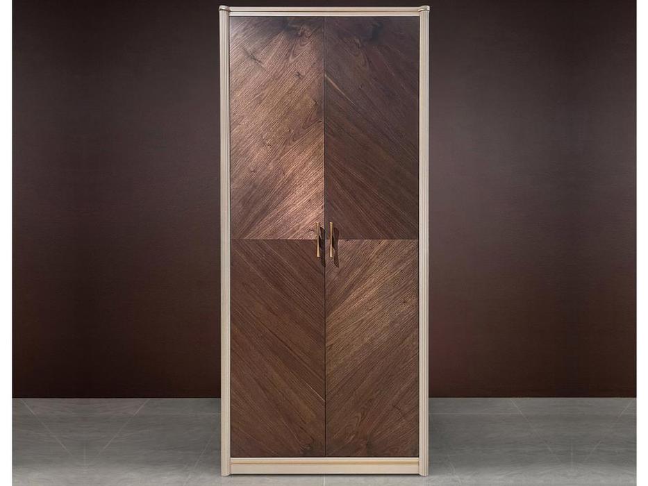 шкаф 2 дверный  Венеция Timber  [Т-152П/ML/NA] меланж, орех