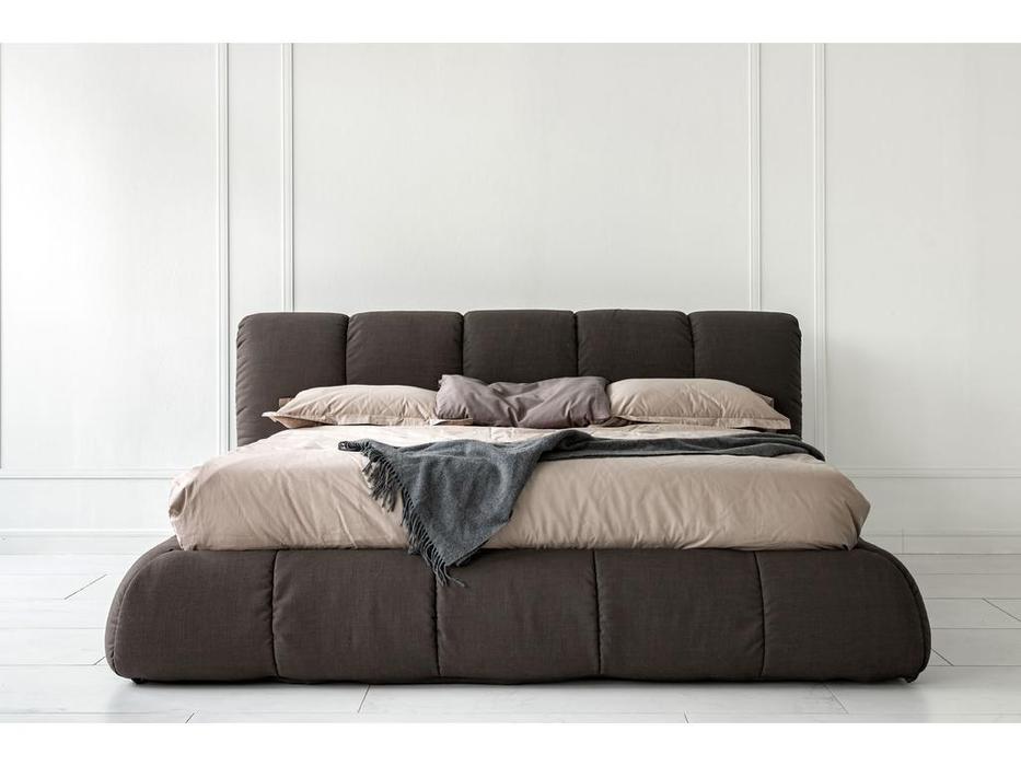кровать двуспальная 180х200 с подъемным мех-м Сидней Timber  [11180] серый