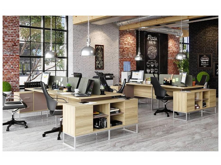 кабинет Loft Office: Zzibo Mobili [] (блэквуд ячменный, мокко)