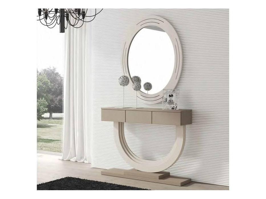 консоль с зеркалом Moderno Disemobel  [672/665] бежевый, оранж