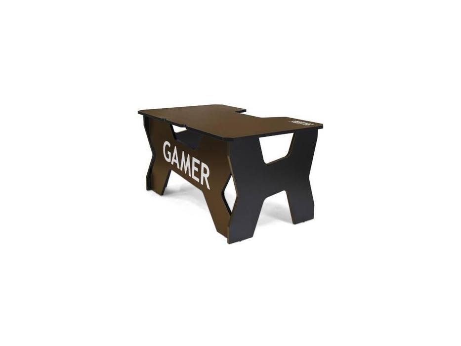 стол компьютерный  Gamer Generic Comfort  [Gamer2/NC] черный, коричневый