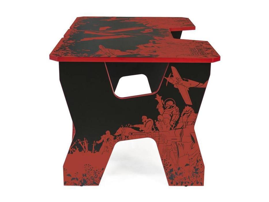 стол компьютерный  Gamer Generic Comfort  [Gamer2/VS/NR] черный, красный