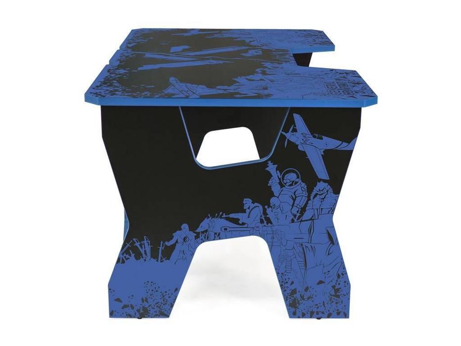 стол компьютерный  Gamer Generic Comfort  [Gamer2/VS/NB] черный, синий