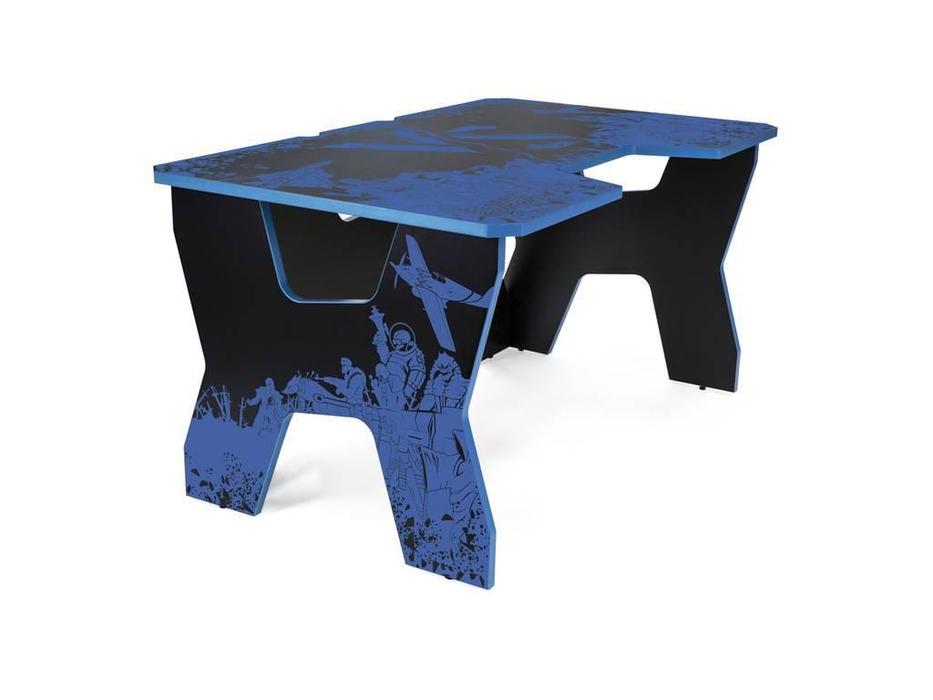 стол компьютерный  Gamer Generic Comfort  [Gamer2/VS/NB] черный, синий