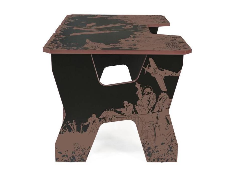 стол компьютерный  Gamer Generic Comfort  [Gamer2/VS/NC] черный, коричневый