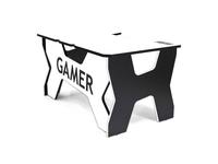 стол компьютерный  Gamer Generic Comfort  [Gamer2/NW] черный, белый