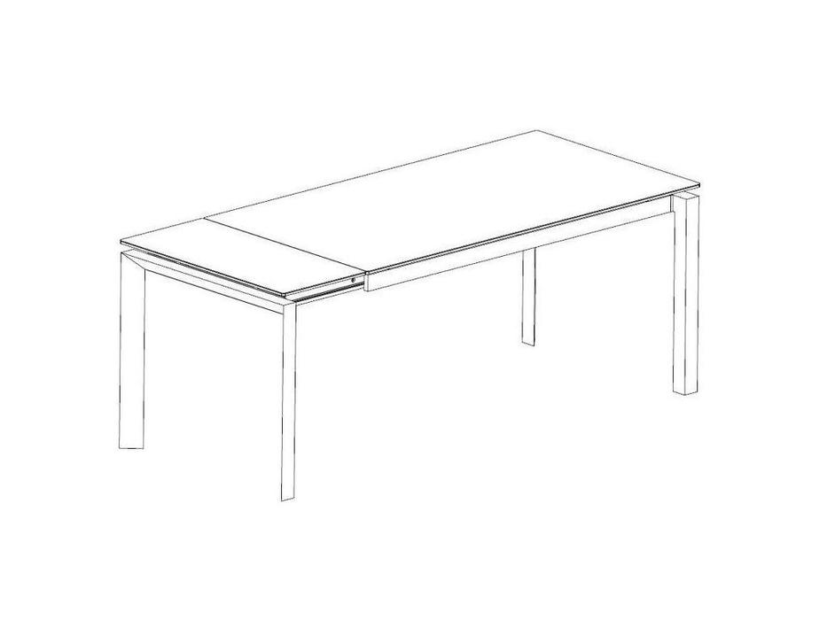 стол обеденный раскладной Toledo Mod Interiors  [MDI.DT.TOL.5] чёрный