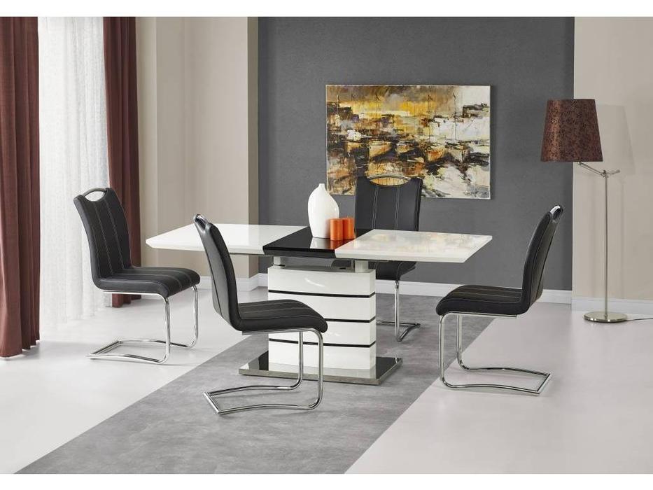 стол обеденный раскладной Nord Halmar  [V-CH-NORD-ST] бело-черный