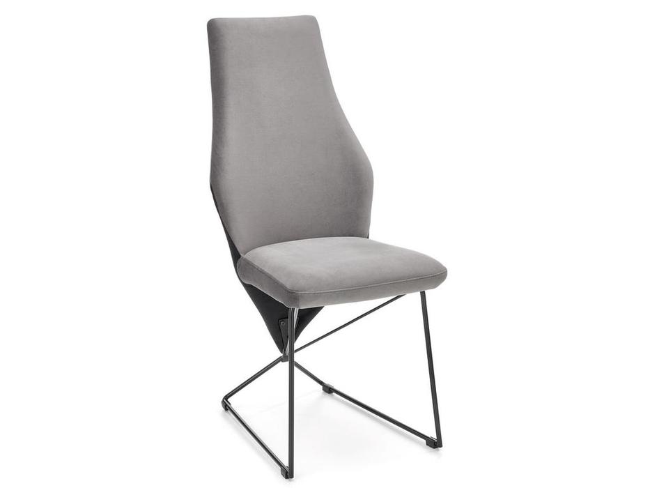 стул  K485 Halmar  [V-PL-K/485-KR-POPIEL] серый, черный