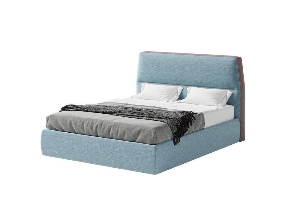 кровать двуспальная с подъемным механизмом 140х200 Нолан Artsit  голубой