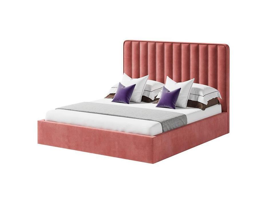 кровать двуспальная мягкая 140х200 Дилан Artsit  розовый