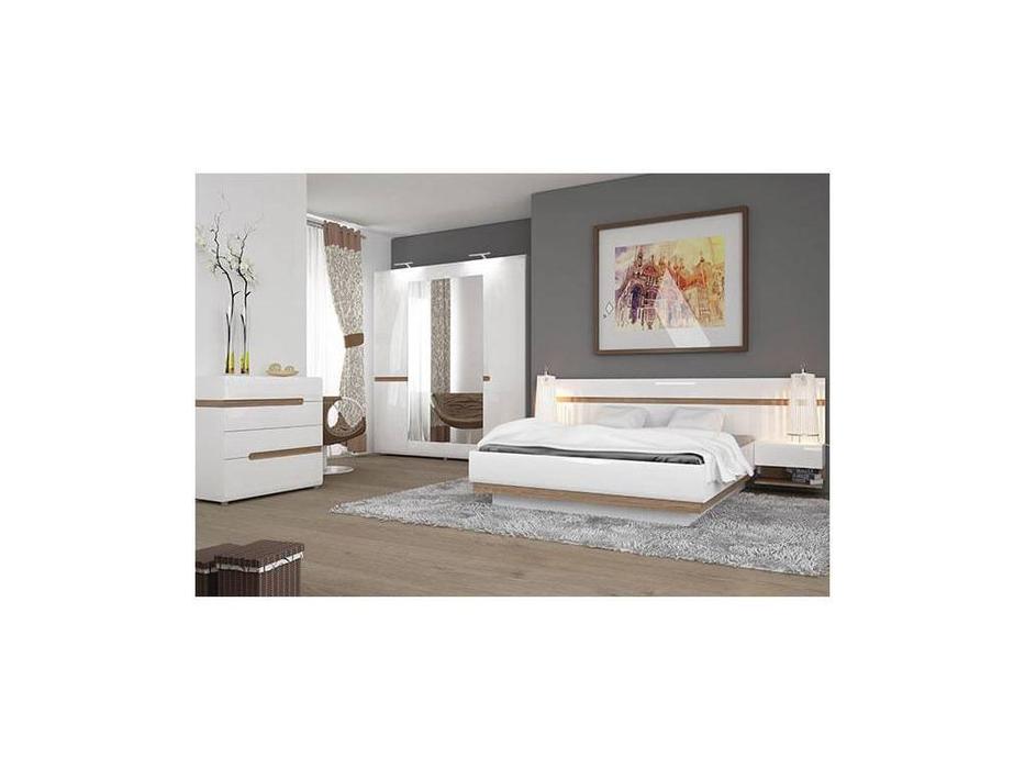 спальня современный стиль  Linate Anrex  белый, сонома