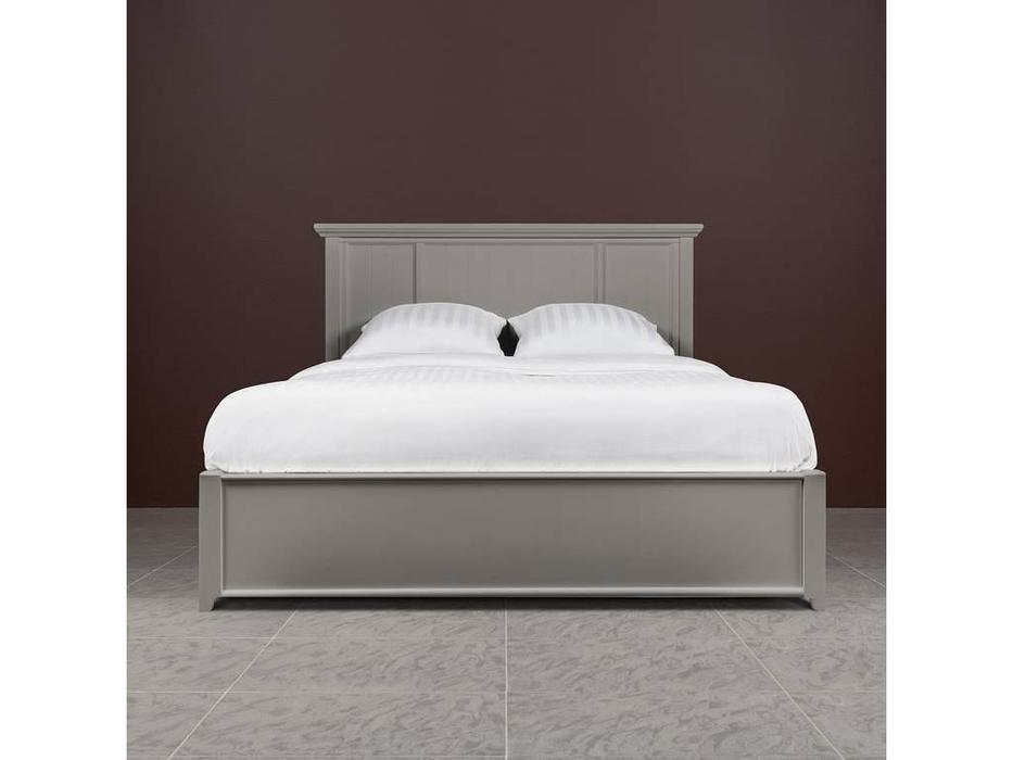 кровать двуспальная 180 с подънмным мех-ом Бруклин RFS  [7180ПМ/G] серый