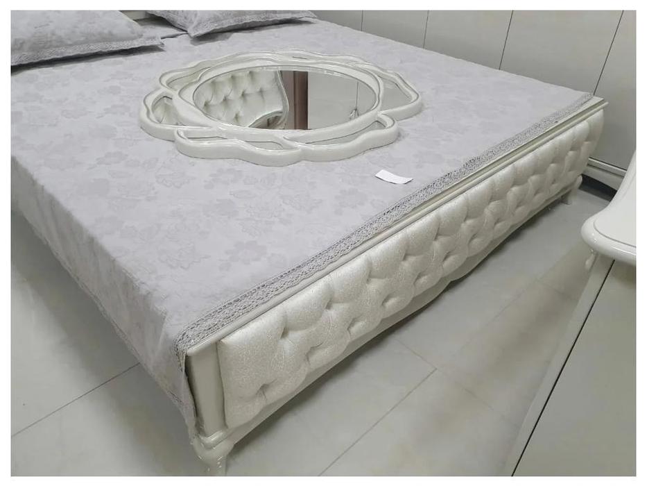 кровать двуспальная 180х200 Penelopa FurnitureCo  жемчуг