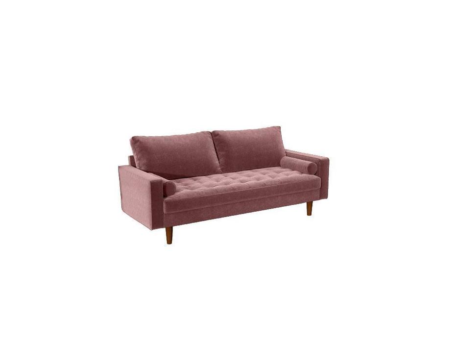 диван 3 местный  Scott Bradexhome  [FR 0477] пепельно-розовый