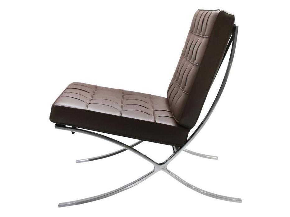 кресло  Barcelona Bradexhome  [FR 0004] коньячный