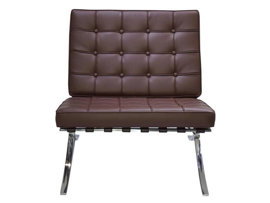 кресло  Barcelona Bradexhome  [FR 0004] коньячный