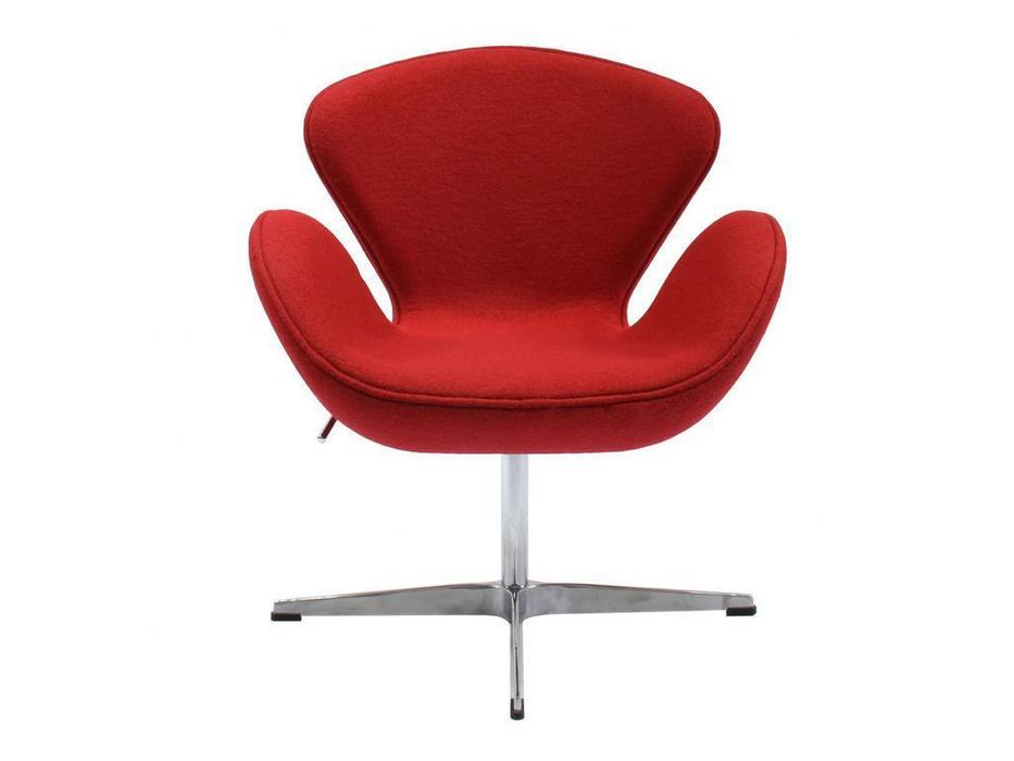 кресло  Swan Chair Bradexhome  [FR 0001] красный