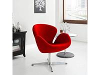 кресло  Swan Chair Bradexhome  [FR 0001] красный
