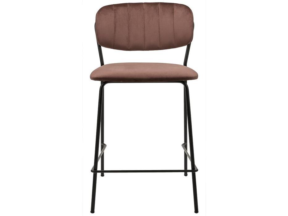 стул полубарный  Carol Bradex  [FR 0469] терракотовый