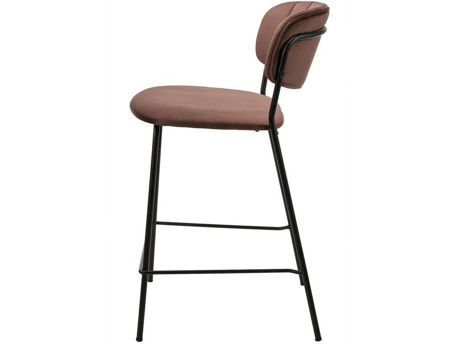 стул полубарный  Carol Bradex  [FR 0469] терракотовый