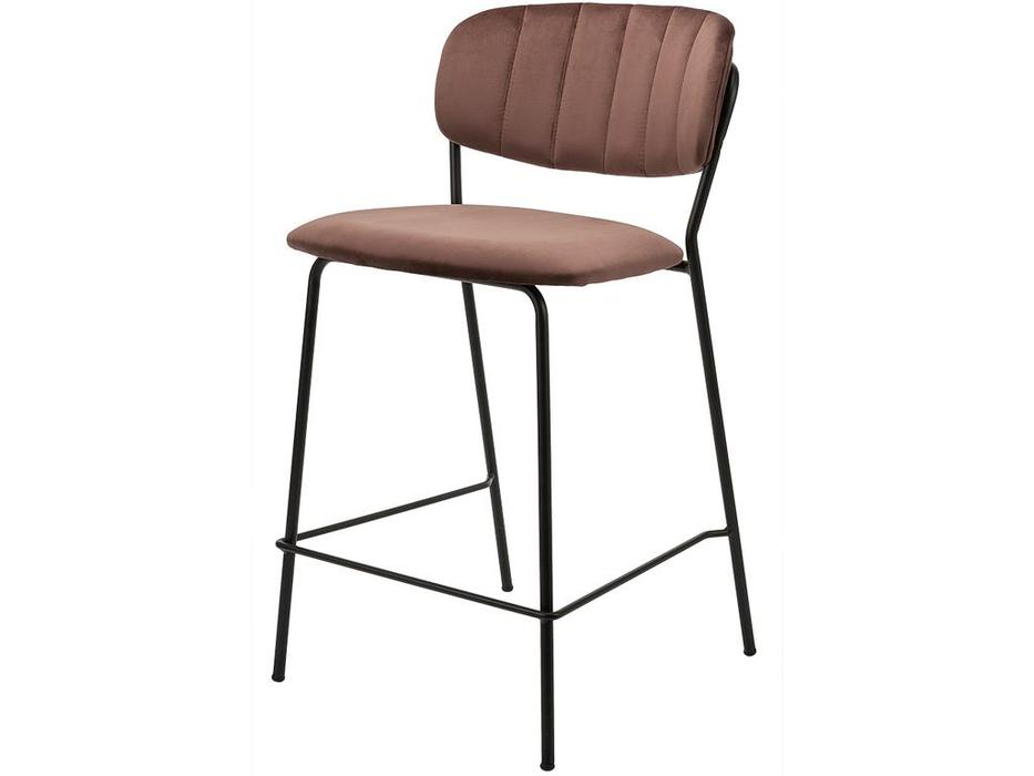 стул полубарный  Carol Bradex  [FR 0469] терракотовый