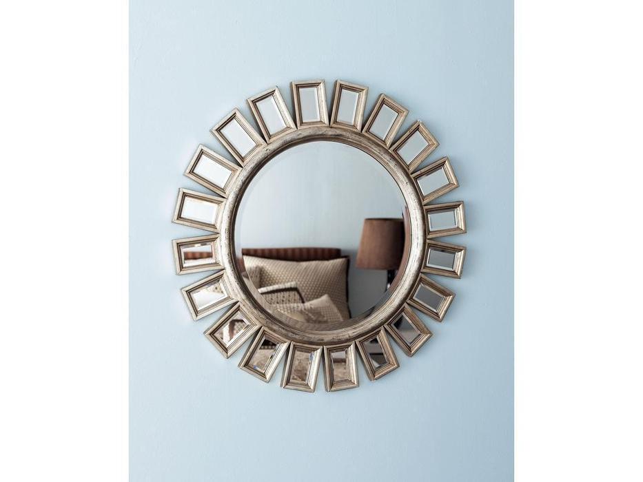 зеркало навесное  Эштон Silver Hermitage  [LHVM40S] серебро