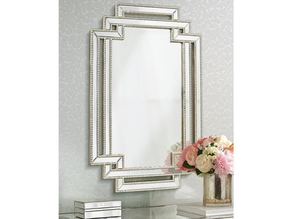 зеркало навесное в раме Лацио Hermitage  [LHDWM63MLR] серебро