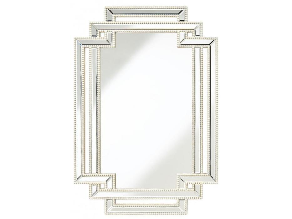 зеркало навесное в раме Лацио Hermitage  [LHDWM63MLR] серебро