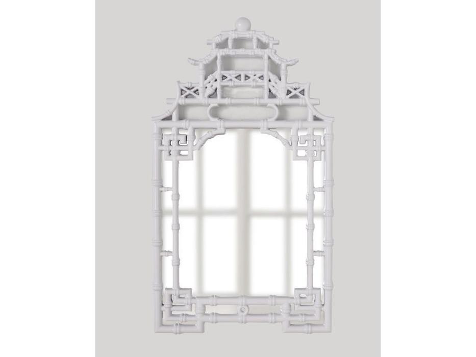 зеркало навесное в раме Кантон Hermitage  [LH2104] белый