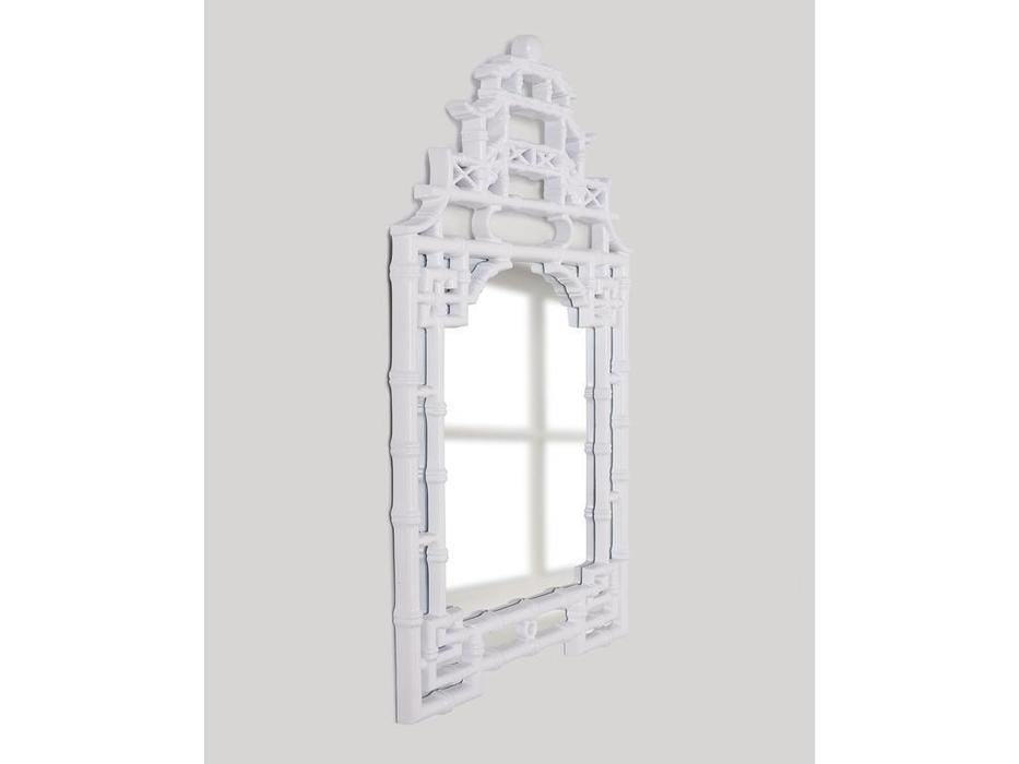 зеркало навесное в раме Кантон Hermitage  [LH2104] белый
