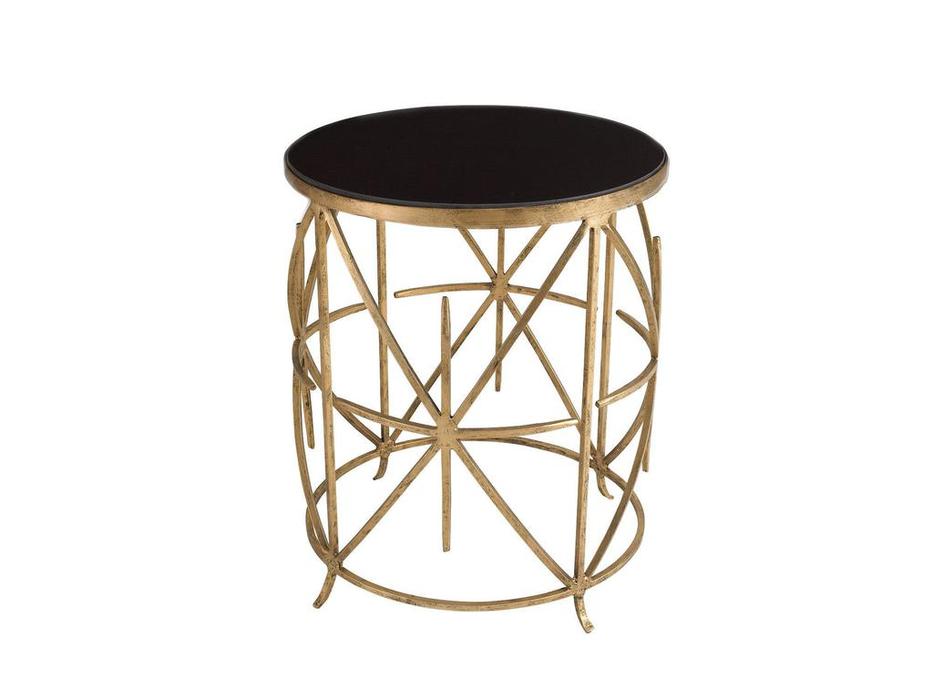 стол кофейный  Доминик Hermitage  [LHST612RJ] золото, черный