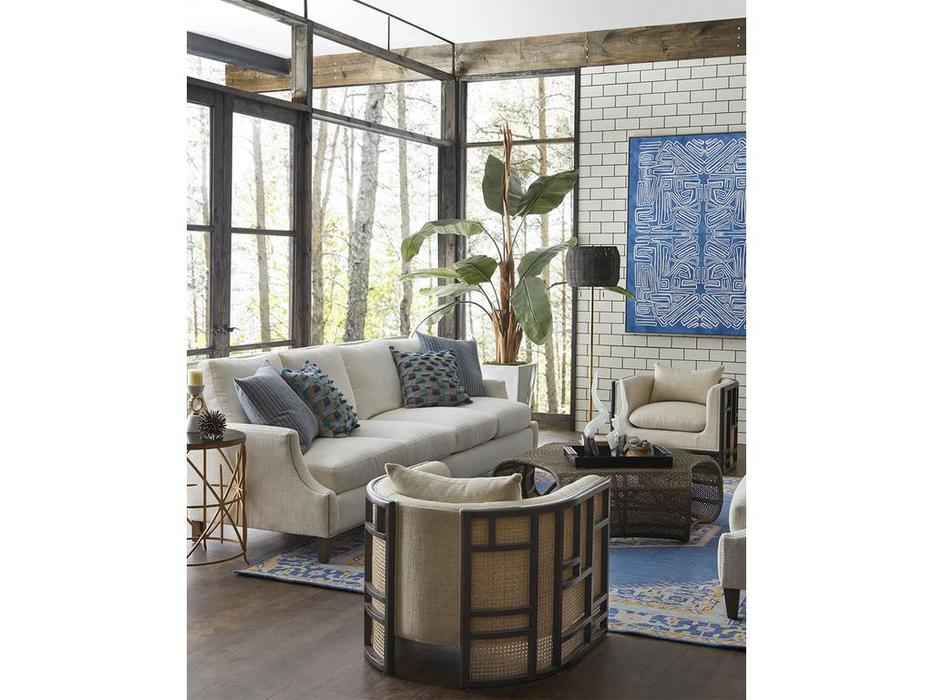 стол кофейный  Доминик Hermitage  [LHST612RJ] золото, черный