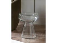 столик приставной  Флумс Hermitage  [P3118XF] прозрачное стекло