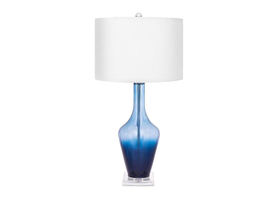 лампа настольная  Одри Hermitage  [LHLTL1631CLM] синий, белый