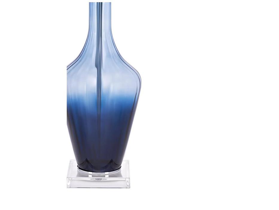 лампа настольная  Одри Hermitage  [LHLTL1631CLM] синий, белый