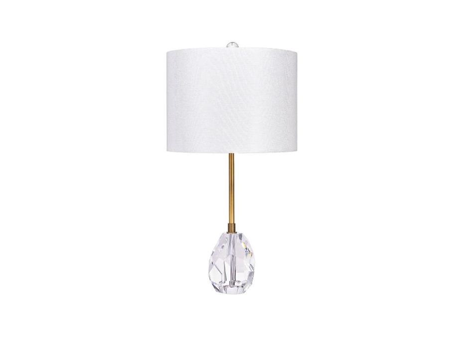 лампа настольная  Джувел Hermitage  [ LHLTL6020CLM] латунь, белый