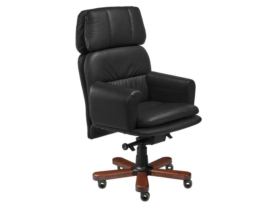 кресло вращающееся  Faust Line  [Faust A] орех, черный