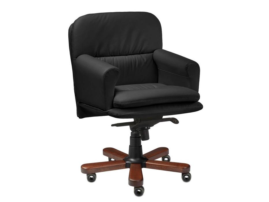 кресло вращающееся  Faust Line  [Faust B] орех, черный