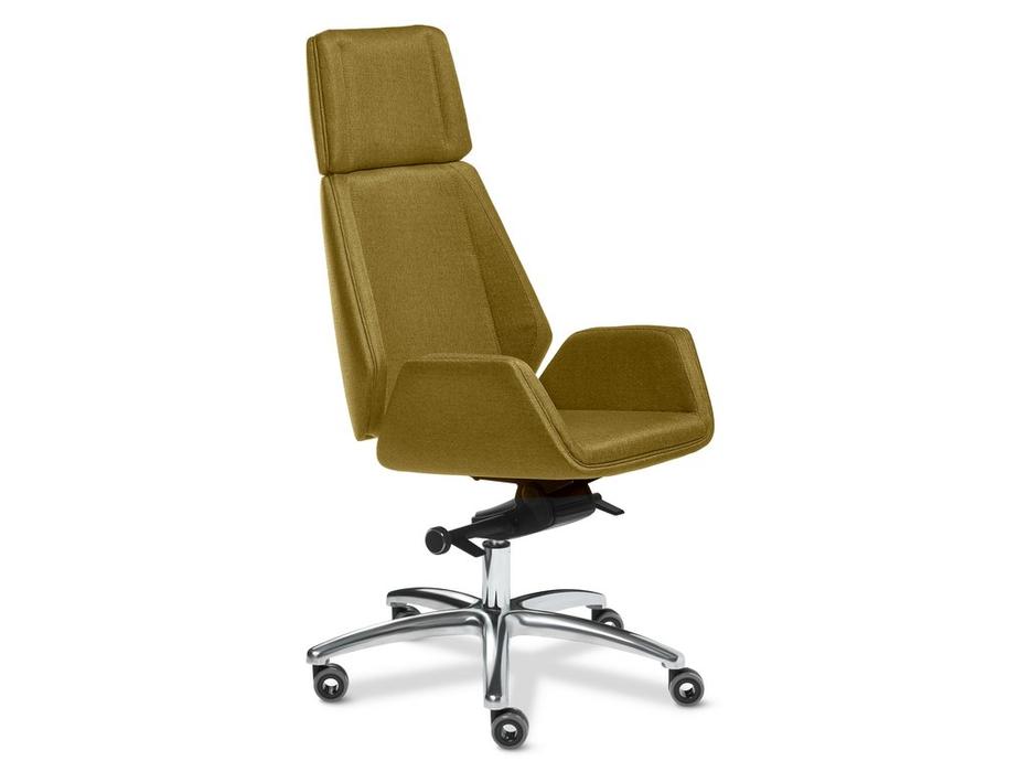 кресло  Siena Line  [Siena Chrome A ткань] желтый