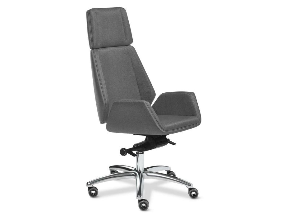 кресло  Siena Line  [Siena Chrome A ткань] серый