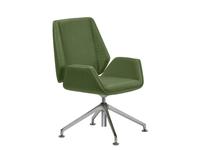 кресло на ножках  Siena Line  [Siena Chrome B4L ткань] зеленый