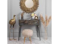 консоль с ящиком Тропик Классика Bogacho  [11655] серый, золото