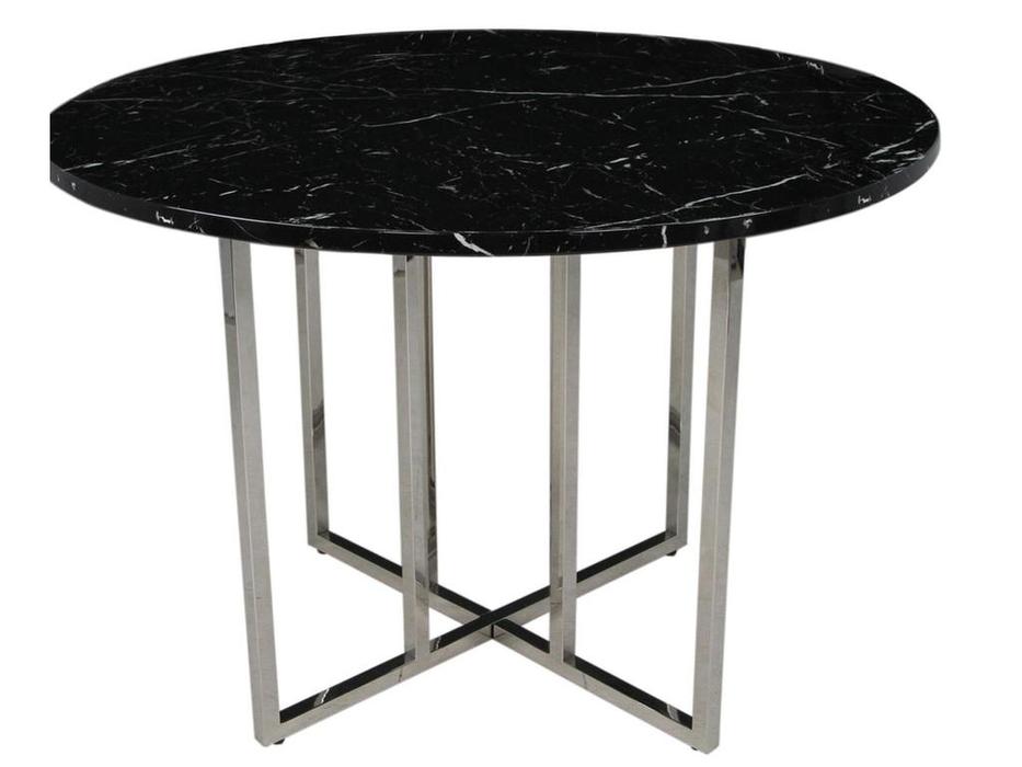 стол обеденный обеденный Баррель Linhai Lanzhu  [F-1375casa] черный мрамор