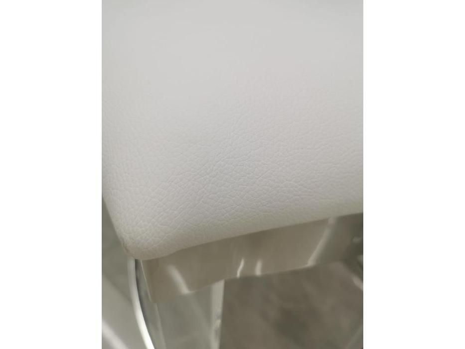 стул барный  Найс Linhai Lanzhu  [MH-1974S.1casa] прозрачный, белый, серебро
