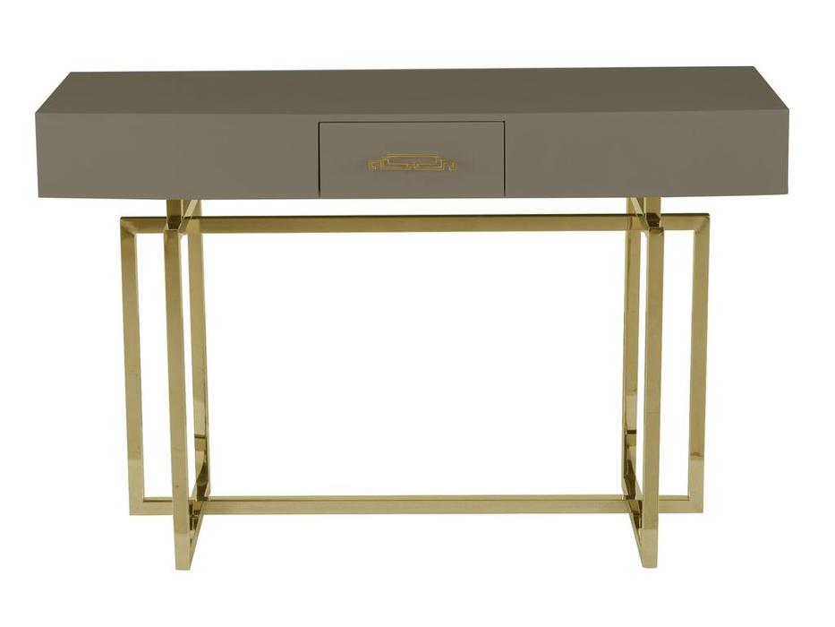 стол консольный  Гарда Linhai Lanzhu  [P-MJ-003.1casa] коричневый, золото