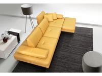 диван модульный с оттоманкой Милан-1 SofTime  желтый