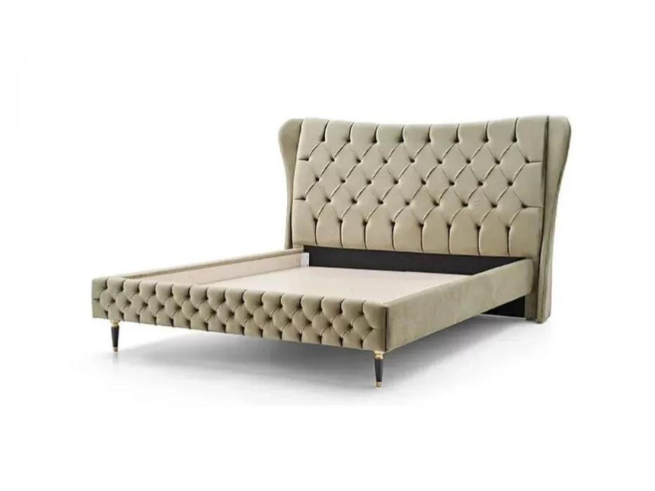 кровать двуспальная 180х200 Lorenta Dogtas  [3200385586] зеленый