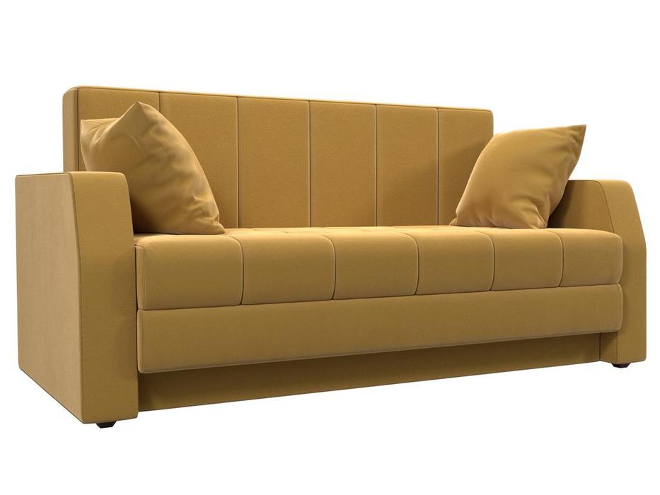 диван-кровать 3-х местный Малютка Лига Диванов  [110379] желтый