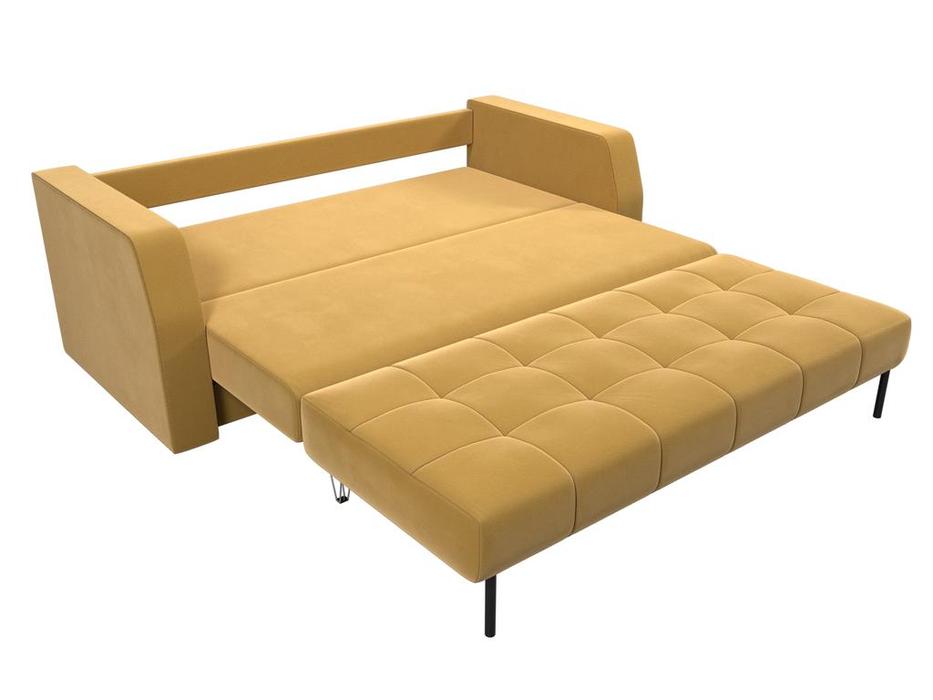 диван-кровать 3-х местный Малютка Лига Диванов  [110379] желтый
